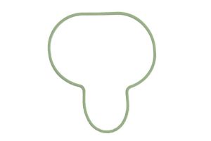 Uszczelka kolektora dolotowego EL364071