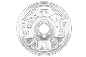 Tarcza hamulcowa 6Q0 609 425E
