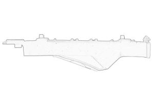 Mocowanie zderzaka 7E0 807 183B