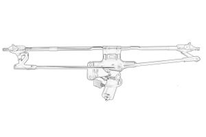 Mechanizm wycieraczek 5802101152
