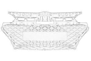 Wlot powietrza w zderzaku 86560C8BA0