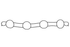 Uszczelka kolektora dolotowego AJU13120100