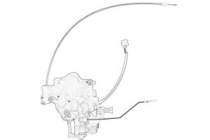 Zamek drzwi 2K5 843 653C