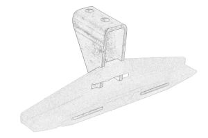 Szyna ślizgowa łańcucha rozrządu 9816058680