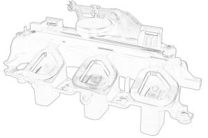 Separator oleju odpowietrzenia skrzyni korbowej 82 00 836 881