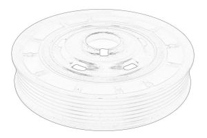 Koło pasowe wału korbowego 9821624380