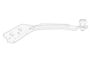 Prowadnica rolkowa drzwi przesuwnych 9823714580