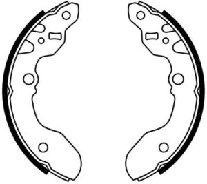 Szczęki hamulcowe kpl. C08015ABE