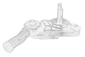 Dźwignia zmiany biegów 6R0 711 202