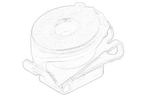 Element ustalający świateł przednich podnoszonych 63 12 7 280 779