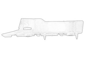 Elementy zderzaka 8T0 807 284C