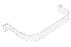 Zestaw uchwytów zbiornika paliwa 504136418