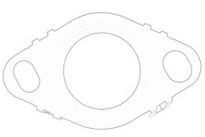 Uszczelka przewodu zaworu EGR 9803844580