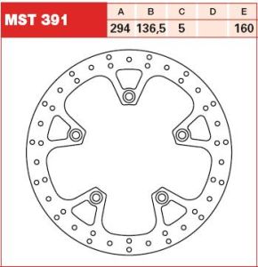 Tarcza hamulcowa MST391
