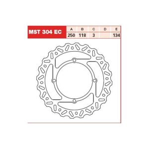 Tarcza hamulcowa MST304EC