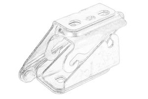 Zawias pokrywy silnika 5801604445