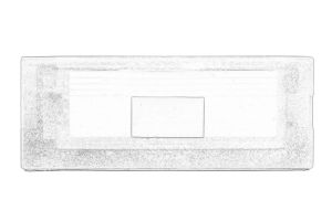 Szkło lampy oświetlenia tablicy rejestracyjnej 51 13 8 236 878