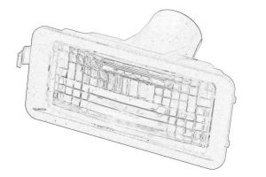 Lampa oświetlenia tablicy rejestracyjnej 6J0 943 021A
