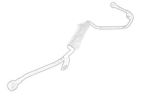 Przewód olejowy turbosprężarki 282402F700