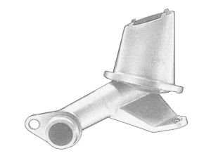 Rurka ssąca pompy olejowej 9659369180