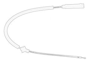 Linka otwierania pokrywy silnika 8P0 823 535C