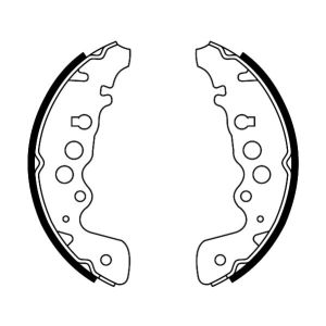 Szczęki hamulcowe kpl. C08018ABE