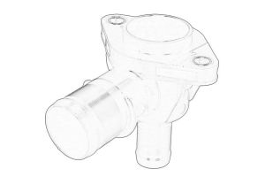 Kołnierz przewodu płynu chłodzącego 9801622180