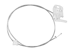 Linka pokrywy silnika 96763429ZD