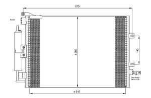 Skraplacz klimatyzacji NRF 35897