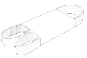 Pasek klinowy K614CF03