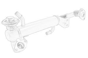Chłodnica, recyrkulacja spalin 504178568FIAT