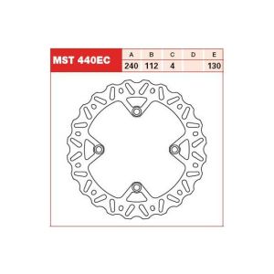 Tarcza hamulcowa MST440EC
