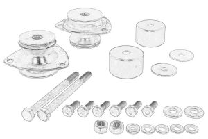 Zestaw naprawczy zawieszenia kabiny kierowcy 42471165