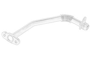 Przewód olejowy turbosprężarki 9677523180