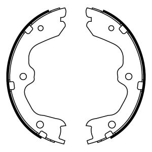 Szczęki hamulca postojowego kpl. C01067ABE