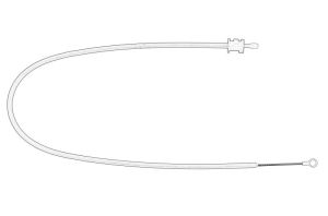 El. pośredni, naciąg linek-dźw. zaworu klapowego ogrzewania 901 833 02 31