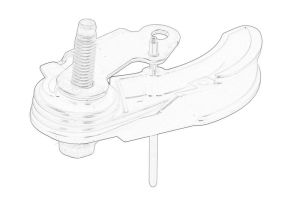 Napinacz łańcucha napędu pompy oleju 55573877