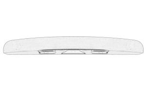 Listwa pokrywy bagażnika 90812JD00H