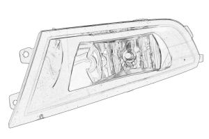 Lampa przeciwmgielna 6V0 941 699A