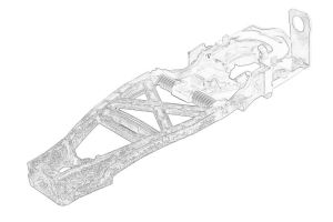 Element klamki drzwi 7E0 837 886C
