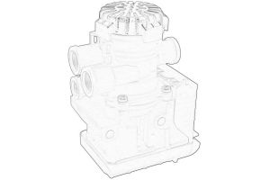 Modulator hamulców przyczepy 5801910304