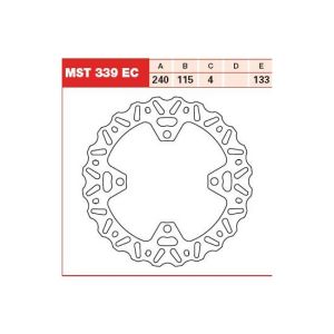 Tarcza hamulcowa MST339EC