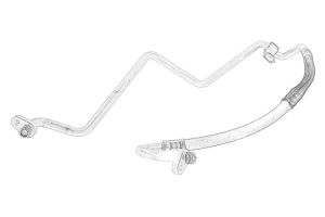 Przewód wysokiego ciśnienia klimatyzacji 6460TY