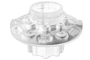 Piasta koła 43 20 269 34R