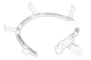 Przewód świecy żarowej 9660143280