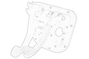 Pedał hamulca 5801492032