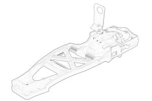 Element klamki drzwi 7E0 837 885C