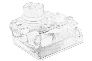 Element sterowania automatycznej skrzyni biegów 68371508AA