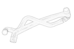 Przewód wentylacji skrzyni korbowej 55209115