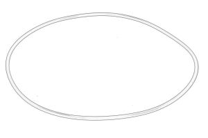 Uszczelka koła zamachowego 7700689533-CL